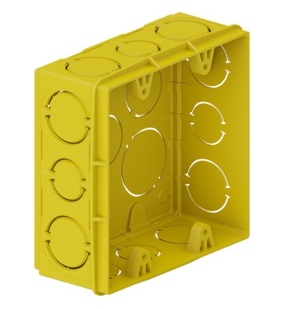 CAIXA PVC 4X4 AMARELA TIGRE